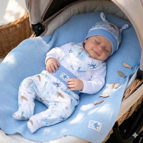 Conjunto bebé SEA OF JOY NINI algodón orgánico OEKO-TEX suave seguro piel