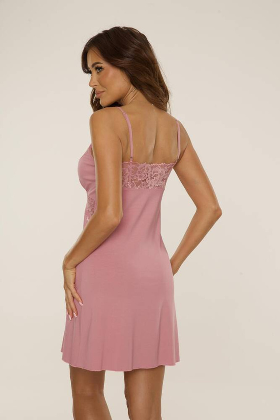 639 Camisón Noela De Lafense - rosa sucio