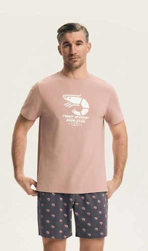 Pijama hombre Brad 44520 Henderson 100% algodón, manga corta