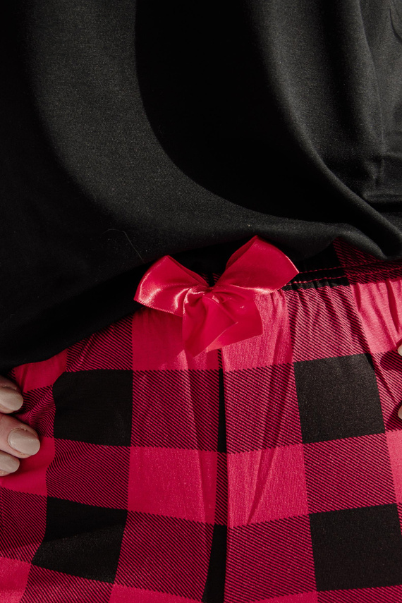 360 Checkered Forex Pijama Pants - rojo