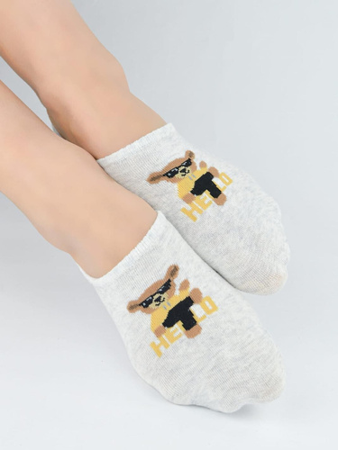 Calcetines bailarina mujer ST098 Noviti algodón invisibles silicona