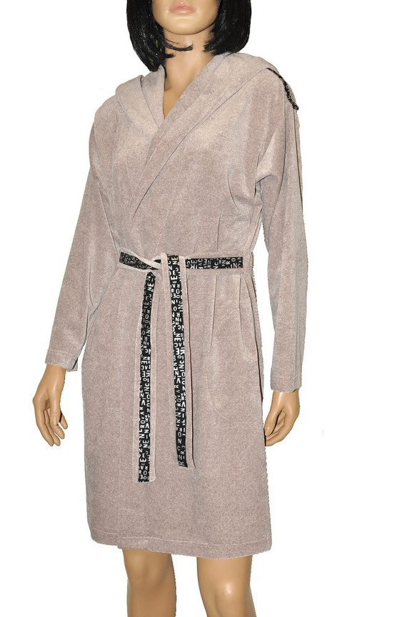 497 Macarena Bata corta de mujer Forex - beige melange