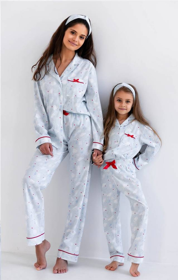 Oso blanco Cinta para el pelo de niña Kids Sensis - azul