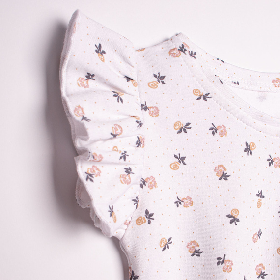 220037 Conjunto para niña: camiseta + pantalones cortos Nicol, algodón, conjunto de verano