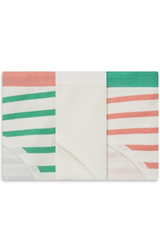 36508-K083 Henderson Braga de bikini de algodón crudo para mujer, paquete de 3