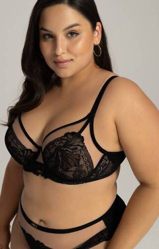 2146 Sujetador bralette Ava soft - negro