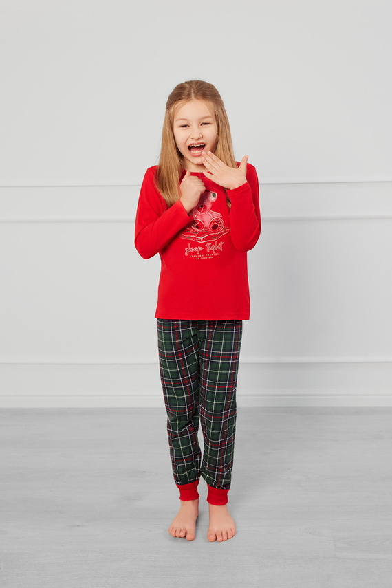 Fogo Pijama niño Moda Italiana - rojo/estampado