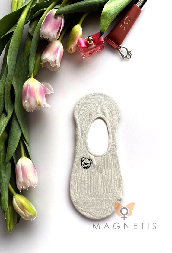 Calcetines invisibles mujer YN-251131 Magnetis – viscosa con silicona en el talón