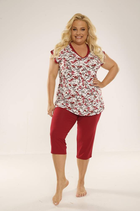 489/491 Pijama Mia Mujer Tallas Grandes Forex - rojo