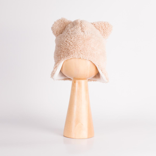 227265 Nicol BENEK Gorro para bebé oso beige cálido con orejitas