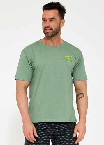 326/202 Pijama de hombre Cornette Crocodiles 2 - Algodón | Manga corta + Pantalones cortos | Dormir cómodo | Estampado de moda