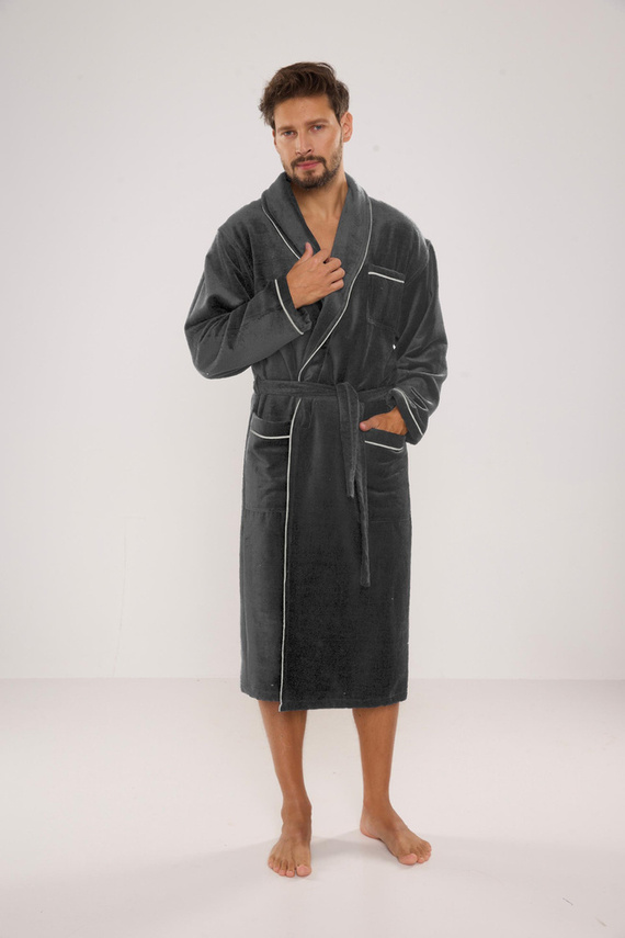 735 Bata de hombre Manuele De Lafense - grafito