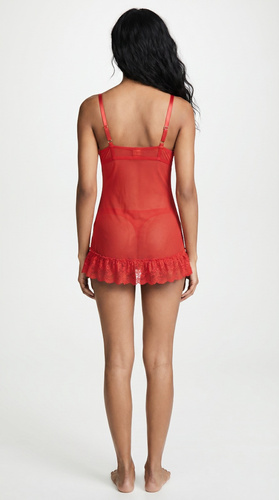 Camisón Nuit Red LivCo tul encaje mujer elegante