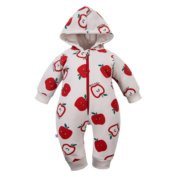 Pelele bebé Eevi ecru 100% algodón sin pies cómodo