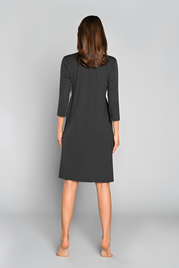 Italia Fashion maternidad y lactancia manga 3/4 sonata - melange oscuro/pelo