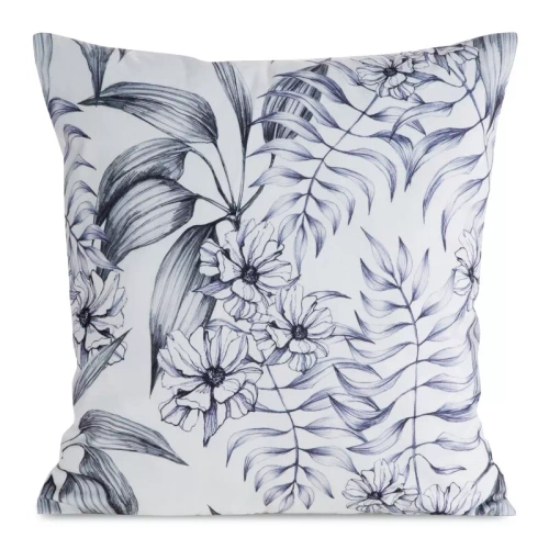 Funda cojín 45x45 Mink 30 Eurofirany terciopelo flores