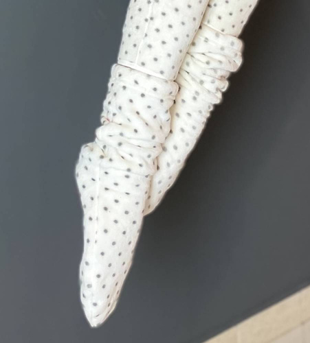 553/554 Calcetines de dormir Wellsoft Smooth De Lafense - crudo lunares pequeños