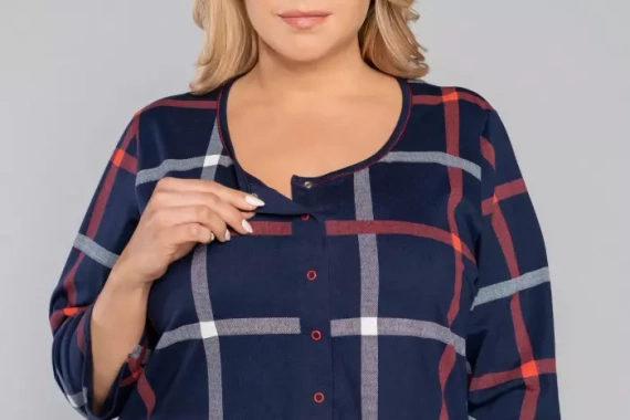 Izera camisa de lactancia para mujer manga 3/4 Moda Italiana - estampado