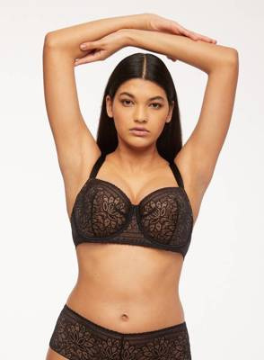 SC-857 Sujetador suave Mandala III Kinga negro