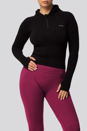 Leggings push-up Spaio PRO cintura alta opacos moldeadores red wine