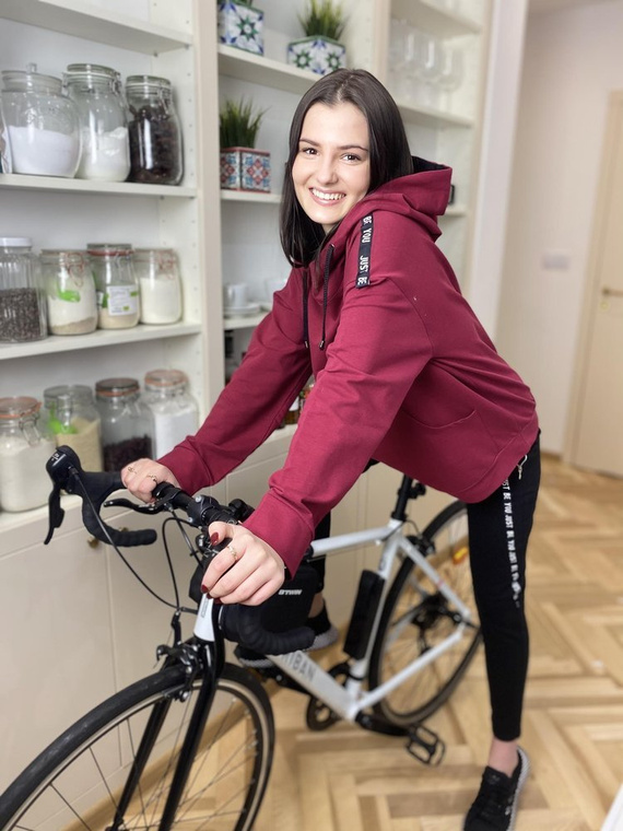 496 Chándal de mujer Just Forex - granate