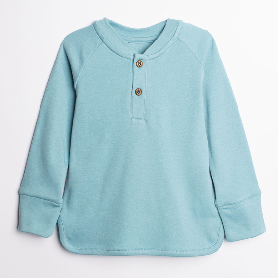 Camiseta para niño Nicol 223138 Figo 100% algodón polo manga larga azul
