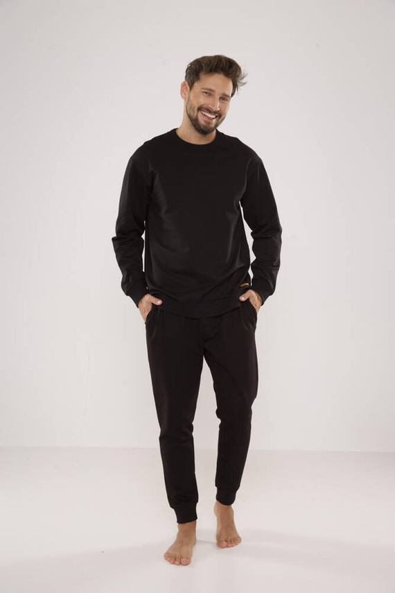 728 Sudadera Just Forex para hombre - negra