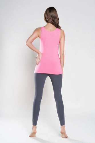 Camiseta mujer Ewelina tirante ancho Moda Italiana- rosa