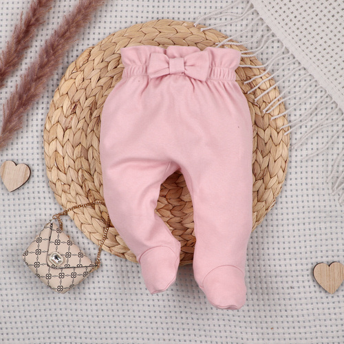 Conjunto bebé NINI Little Mouse algodón orgánico body polaina gorro niña