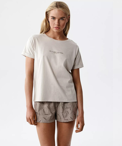 Atlantic NLP-508 Pijama Mujer 100% Algodón Corto