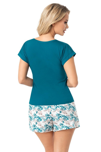 Irmina Shorts Pijama de mujer Donna sea - manga corta, viscosa, ligero y femenino
