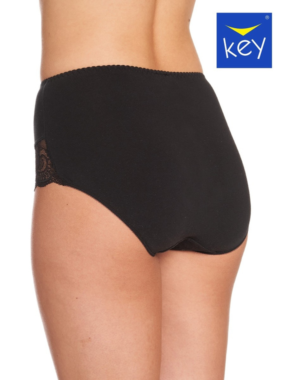Braguitas mujer Key LPF 111 algodón con encaje y ajuste cómodo