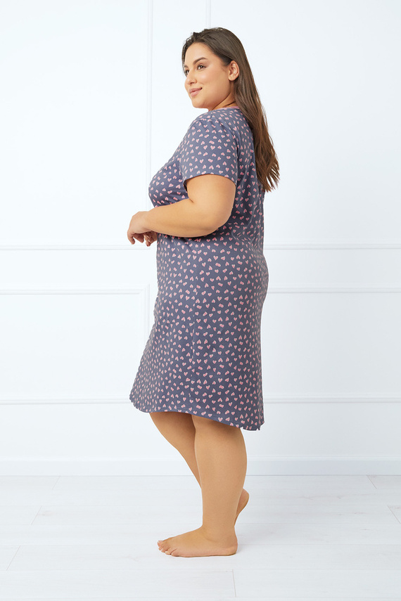 Camisón y chemise de lactancia Tiana, manga corta Moda Italiana - estampado