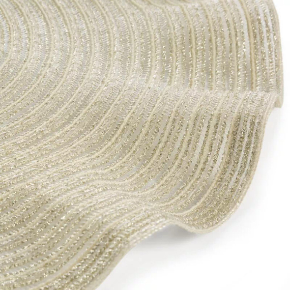 Mantel individual Eurofirany elegante base para platos glamour June champagne beige