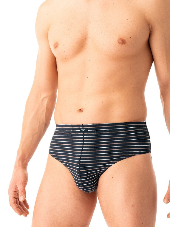 MPP 311 Key calzoncillos hombre marrón azul marino algodón, 2-pack en caja, comodidad y estilo