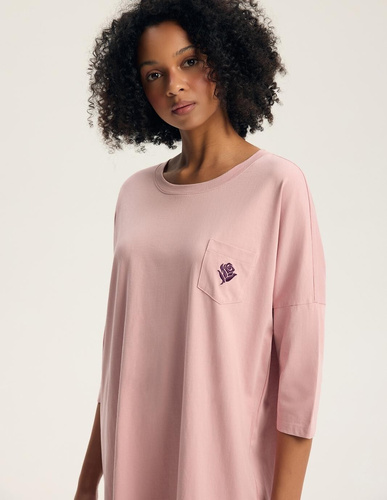 Camisón Henderson 45446 Galla 3/4 Rosa 100% Algodón Confort