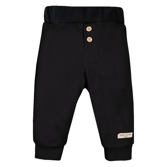 Pantalón infantil Eevi Simply Comfy 100% algodón negro