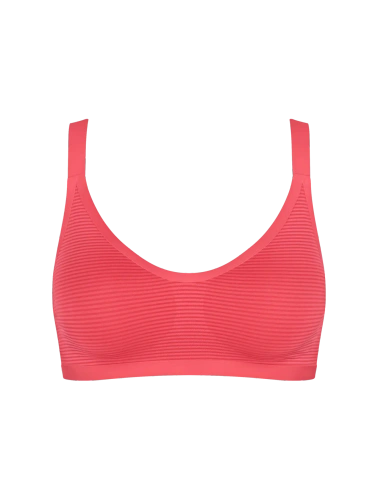 Bralette sloggi ZERO Feel Air sin costuras, ligero flamingo