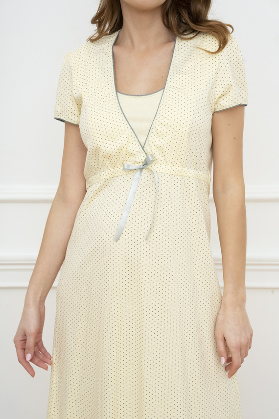 Camisón Felicita Moda Italiana - amarillo