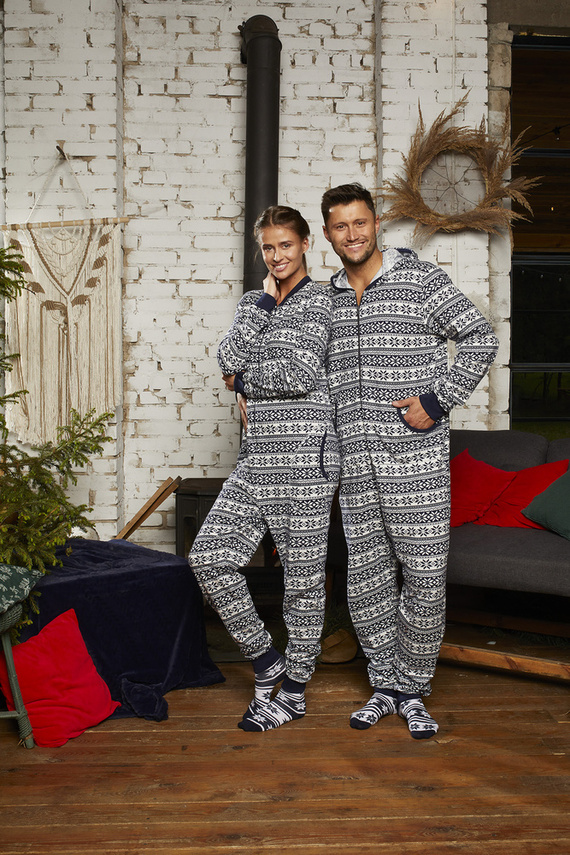 Mono Alaska Hombre Moda Italiana - azul marino