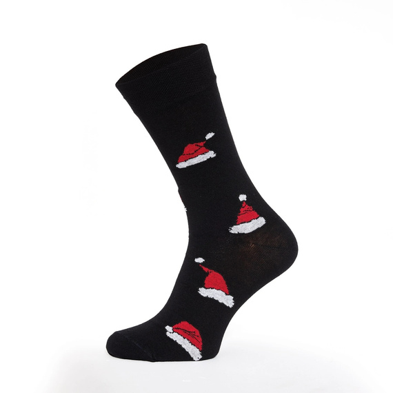 Cornette Gift 914/08 conjunto masculino navideño bóxers y calcetines rojo-negro