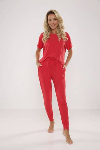 524 Paula Pijama de mujer De Lafense - frambuesa