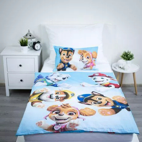 Jerry Fabrics Ropa de cama de algodón Paw Patrol PP650 100x135 40x60 Algodón