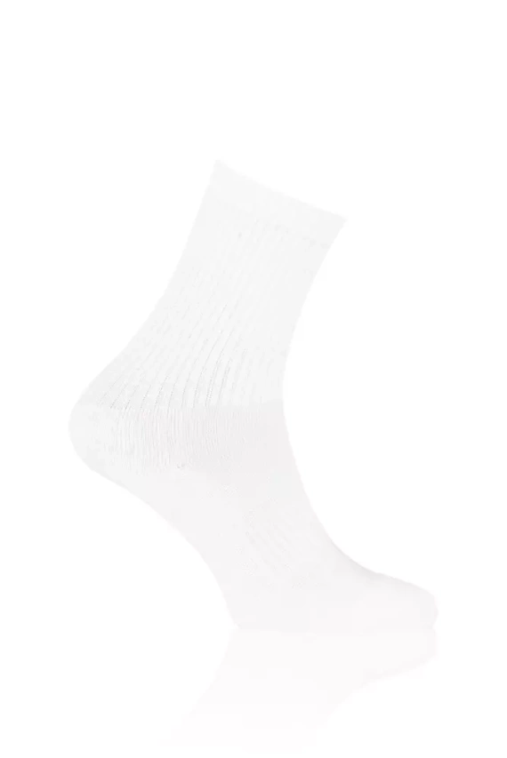 S150D Calcetines largos de rizo Italian Fashion - blanco