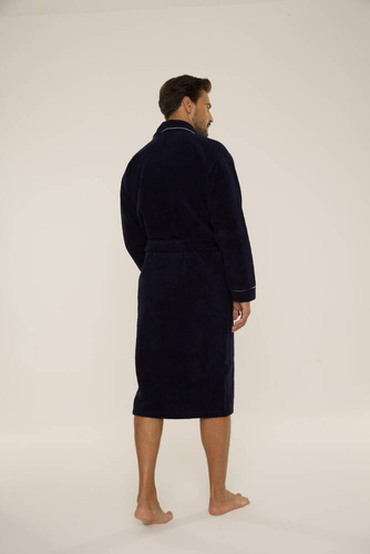 735 Bata de hombre Manuele De Lafense - azul marino