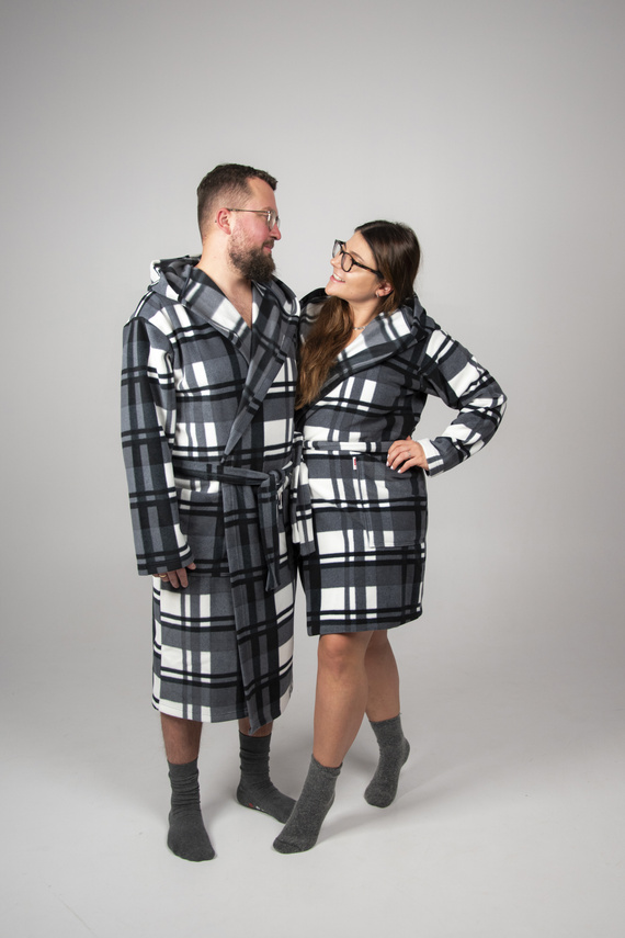 034 Manta Con Capucha Albornoz de Hombre De Lafense - Cálido, Suave, Confort Premium | Ideal para Casa y Spa