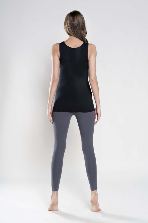 Camiseta mujer Ewelina tirante ancho Moda Italiana- negro