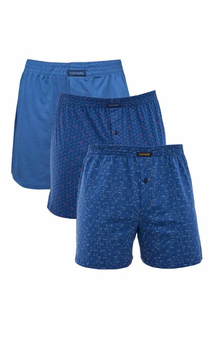 Cornette 435/02 A'3 bóxers hombre algodón corte suelto pack 3
