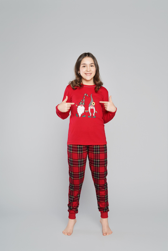 Pijama Santa Claus niña Italian Fashion- verde