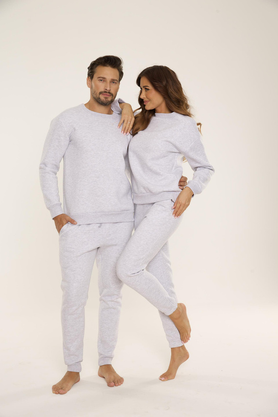 813 Indigo Chándal para hombre de De Lafense - light melange